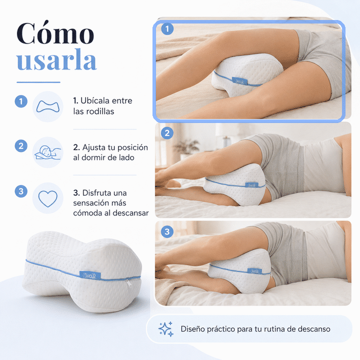 Cómo usar la almohada en 3 pasos